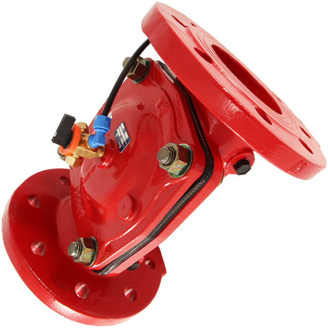 Válvula hidráulica para abrir y cerrar el flujo de fluidos