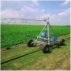 Lineal de manguera Riego mecanizado Lineal alimentado por manguera