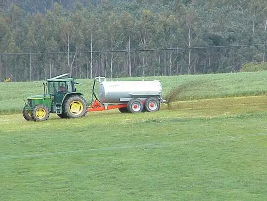 aplicación de purines “aplicación