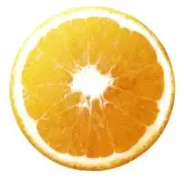 geometría definida en una naranja