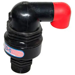 ventosas para controlar y eliminar el aire en las conducciones