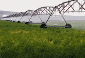 sistema Pivot accionado hidráulicamente