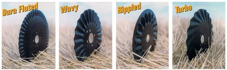 tipos de cuchillas onduladas cuchillas onduladas para siembra directa