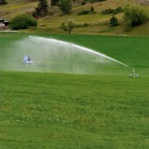 carrete de riego tipo cañón enrollador de polietileno