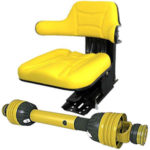Eje y asiento de tractor y máquinas agrícolas