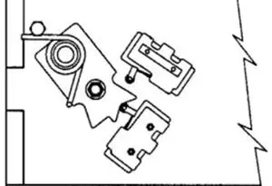 alineación en la caja eléctrica: micros y leva