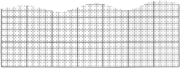 Método de punteado Sección de la transparencia que se utiliza en este método