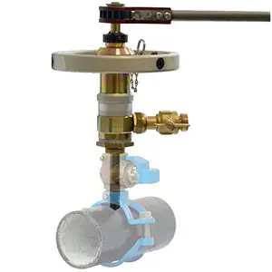 perforar tuberías en carga