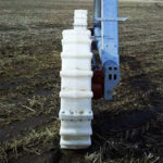 rodera en sistema de riego pivot