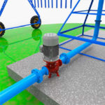 turbina de agua para generar electricidad