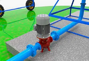 turbina de agua para generar electricidad