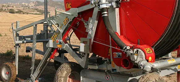 cañon enrollador cañón de riego con turbina