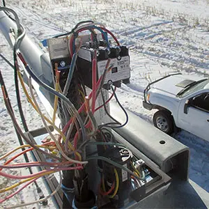 averías en un Pivot de riego Pivot de riego