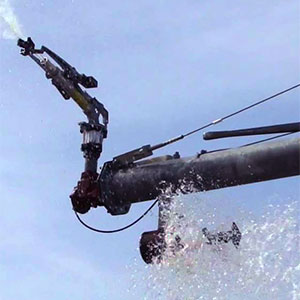pivot flusher
