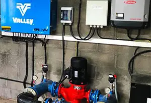 turbina para generar electricidad