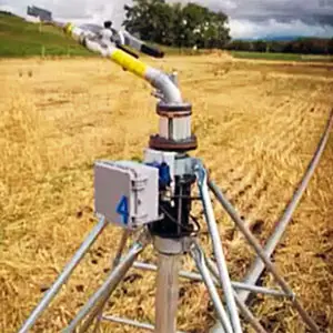 instalación de aspersores gigantes