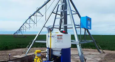 fertirrigación eficiente con Pivot