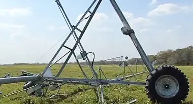 protección contra el viento del Pivot