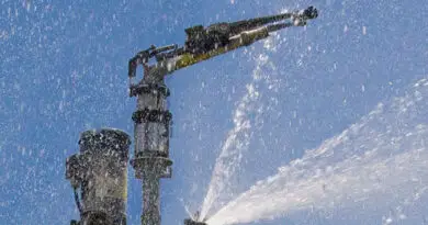 sistema de riego con Pivot central