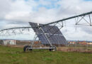 paneles solares con Pivotes centrales