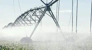 velocidad de riego Pivot