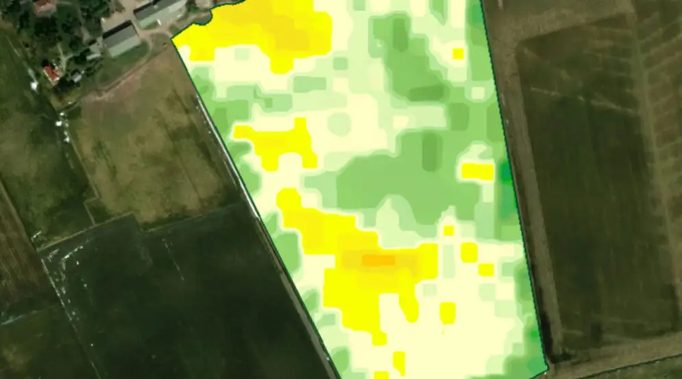 imágenes satelitales en la agricultura