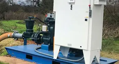 bomba de riego agrícola