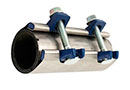 Abrazadera de acero inoxidable para reparaciones