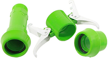 accesorios de fersil verde para riego por cobertura