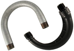 curvas PVC y hierro drop