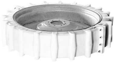 rueda de polietileno para Pivot riego
