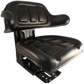 asiento tractor color negro